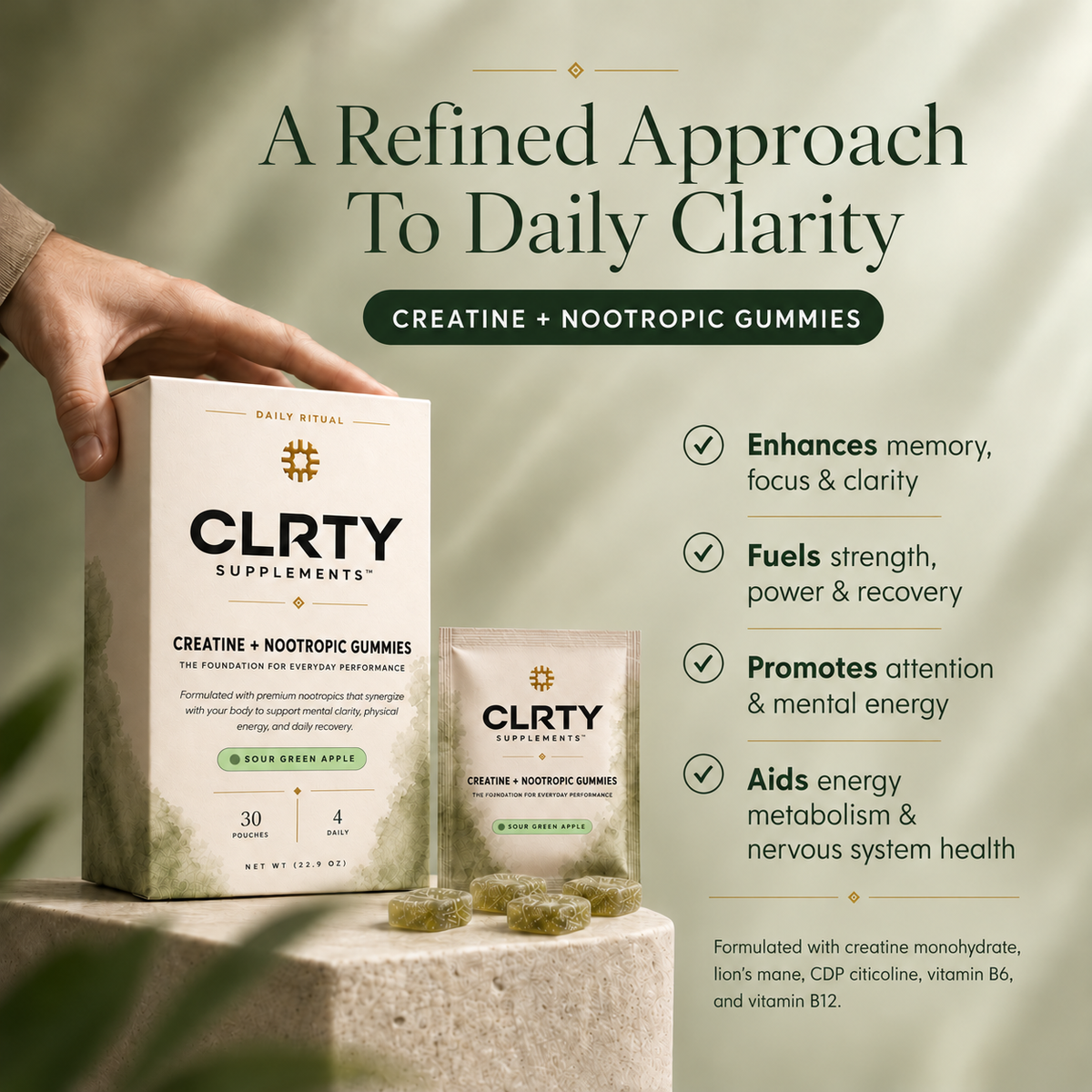 Creatine + Nootropic Gummies