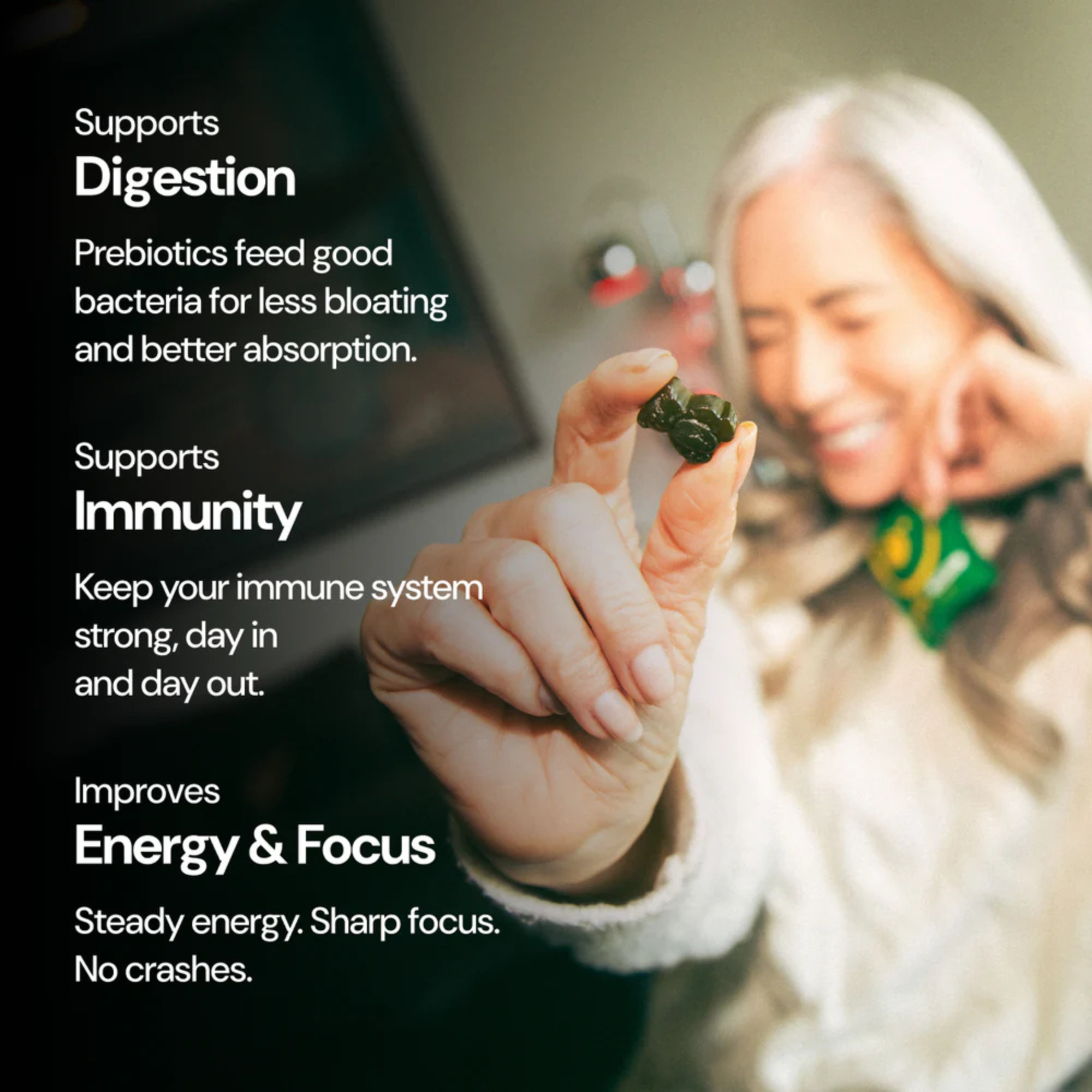 Mynded Creatine + Mushroom Daily Nootropic Gummies