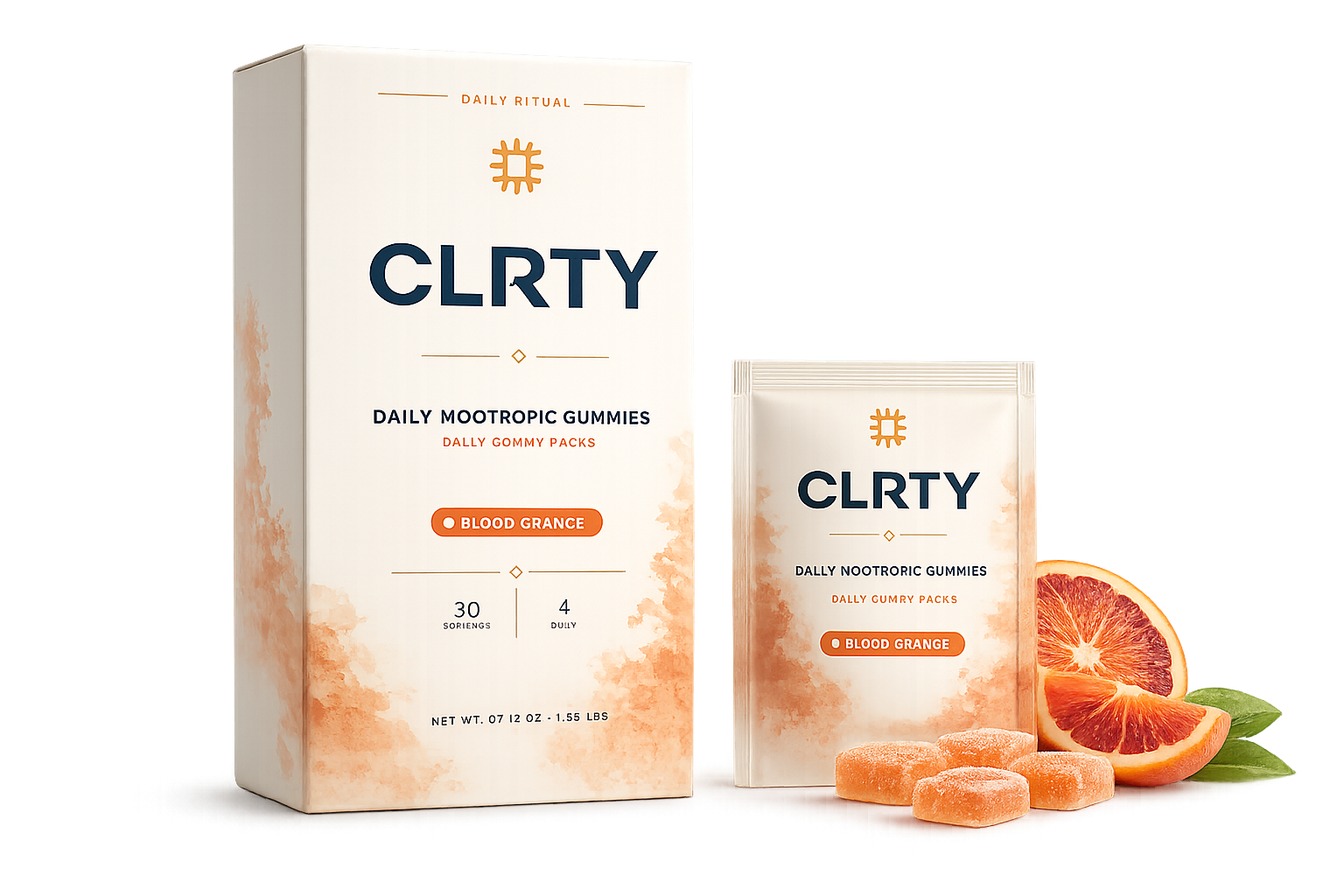 Blood Orange Daily Nootropic Gummies