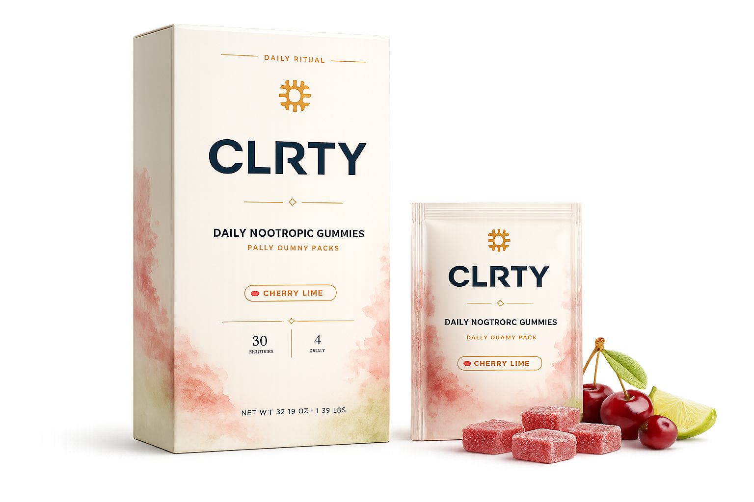 Cherry Lime Daily Nootropic Gummies