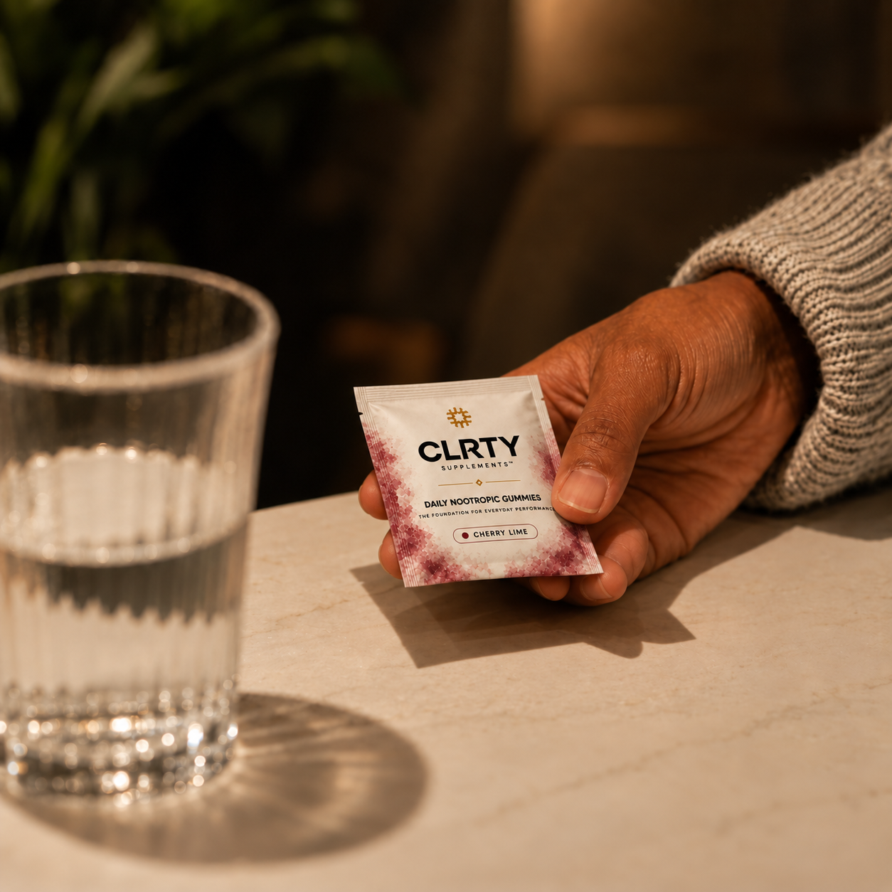 Grab your CLRTY daily gummy pack