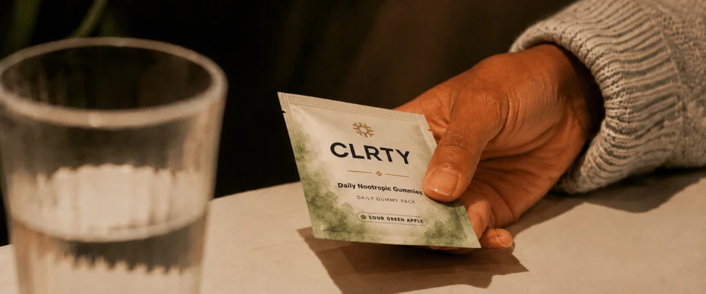 Grab your CLRTY daily gummy pack